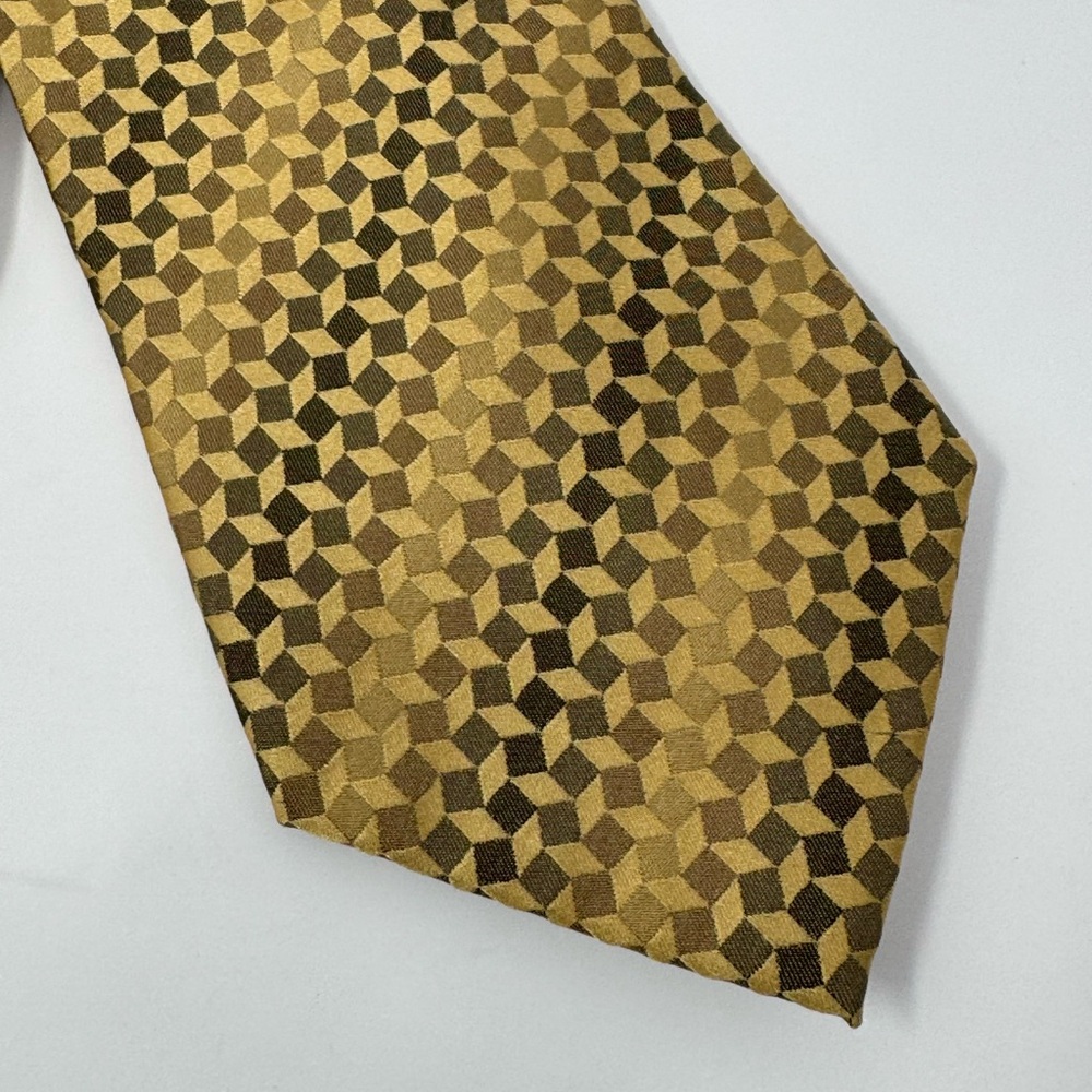 Dockers Silk Men's Necktie, tie, Teflon stain guard, geometric, formal, business